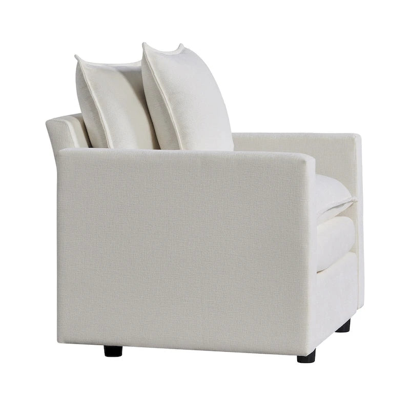 33.07   Upholstered Arm Chair with Solid Wood Frame