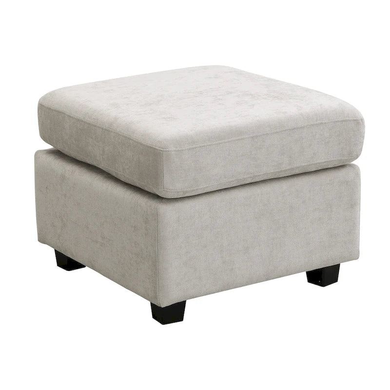 103   Sectional Sofa Couch Sofa Bed U-shaped Sofa with Two Movable Ottoman and Three USB Ports