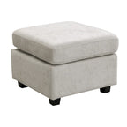 103   Sectional Sofa Couch Sofa Bed U-shaped Sofa with Two Movable Ottoman and Three USB Ports