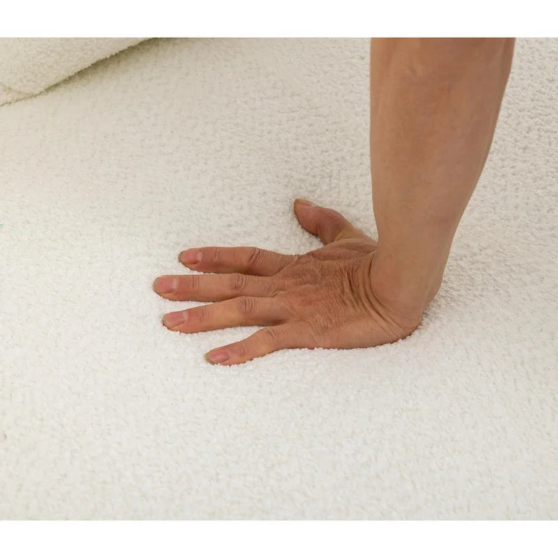 Boucle Modular Sleeper Sectional Sofa with Free Combination