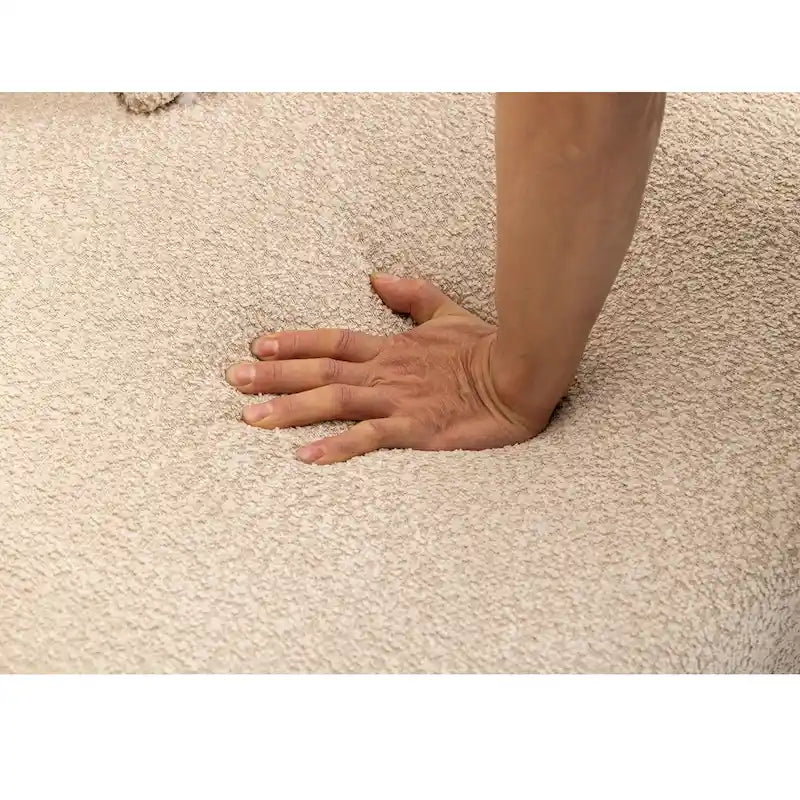 Boucle Modular Sleeper Sectional Sofa with Free Combination