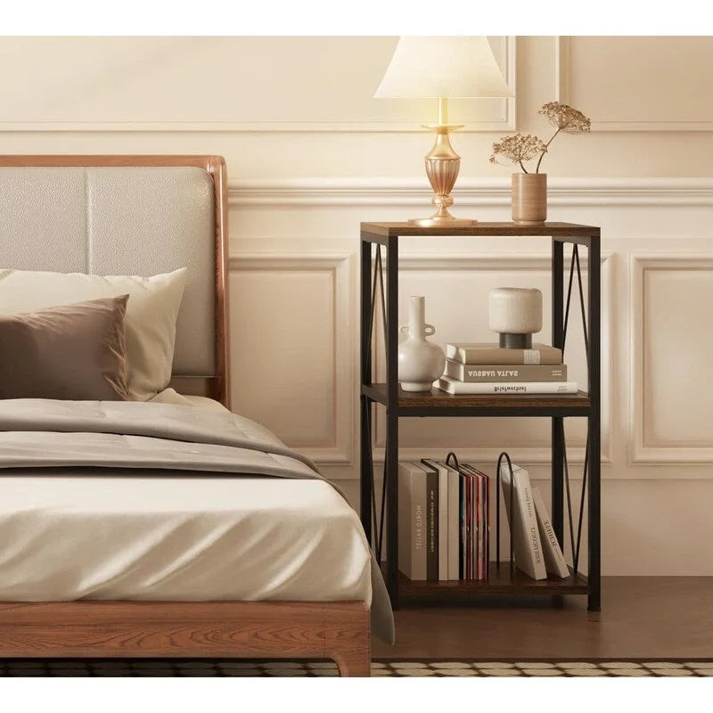 3-Tier Record Player Stand with Vinyl Record Storage - 11.85  D x 15.94  W x 30.91  H