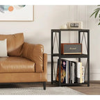 3-Tier Record Player Stand with Vinyl Record Storage - 11.85  D x 15.94  W x 30.91  H