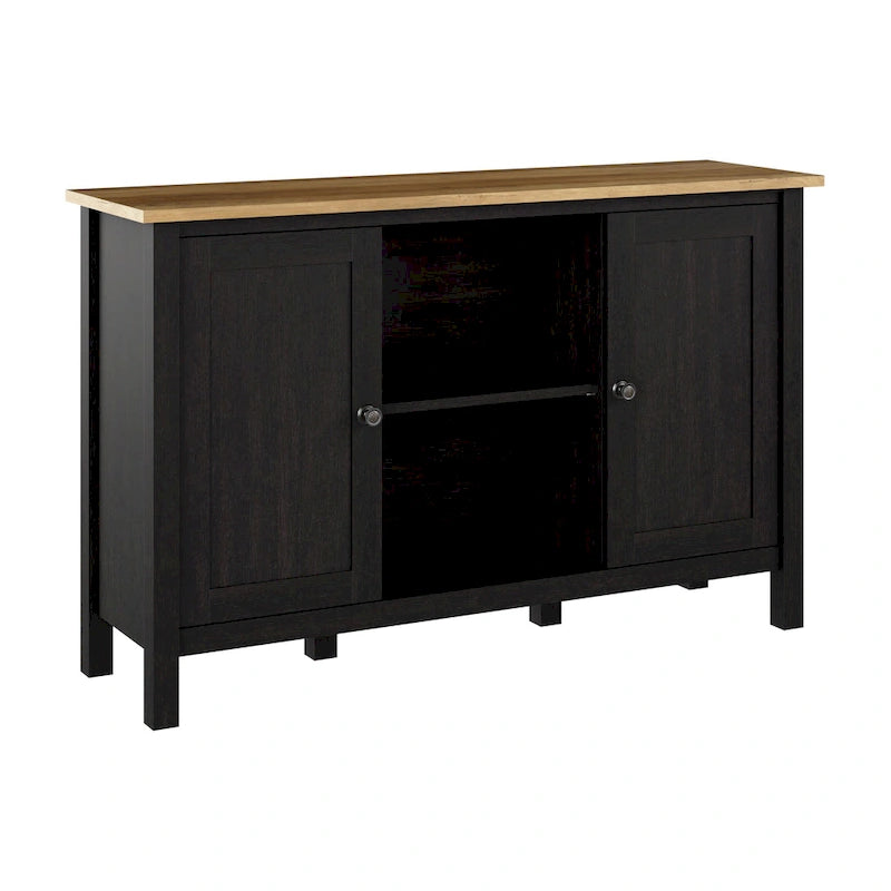 Bush Furniture Mayfield Accent Cabinet with Doors and Storage