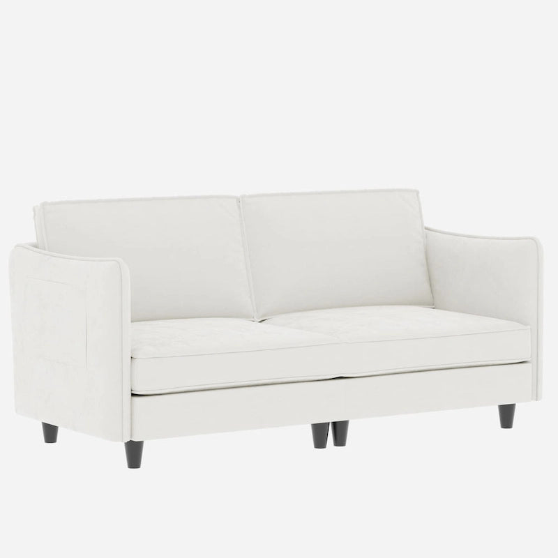 Christopher Knight Home - Hadley 74.27   Loveseat Sofa with Mid-Century Modern Design