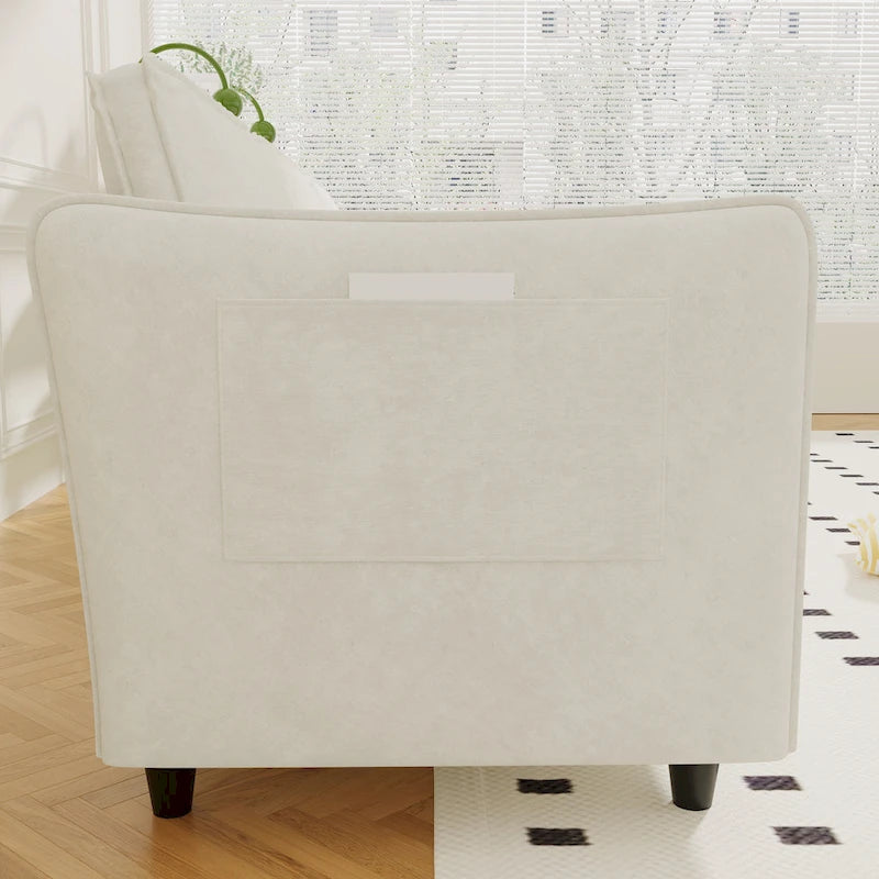 Christopher Knight Home - Hadley 74.27   Loveseat Sofa with Mid-Century Modern Design