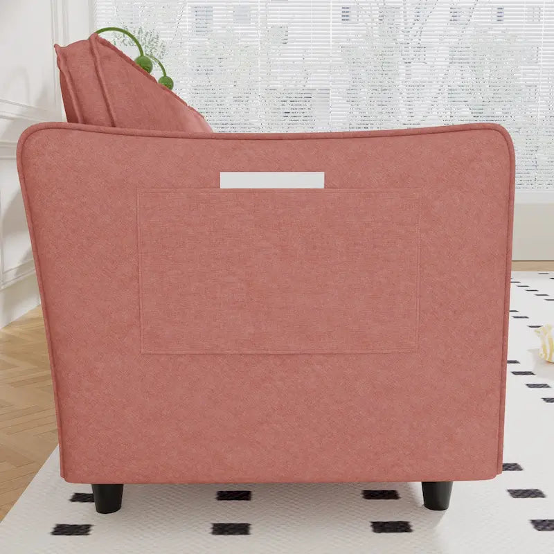 Christopher Knight Home - Hadley 74.27   Loveseat Sofa with Mid-Century Modern Design