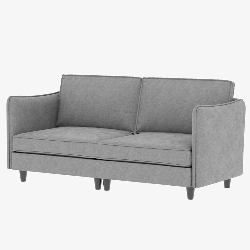Christopher Knight Home - Hadley 74.27   Loveseat Sofa with Mid-Century Modern Design