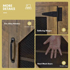 Costway TV Stand Entertainment Media Center for TVs up to 65   w/Steel - 58   x 15.5   x 24