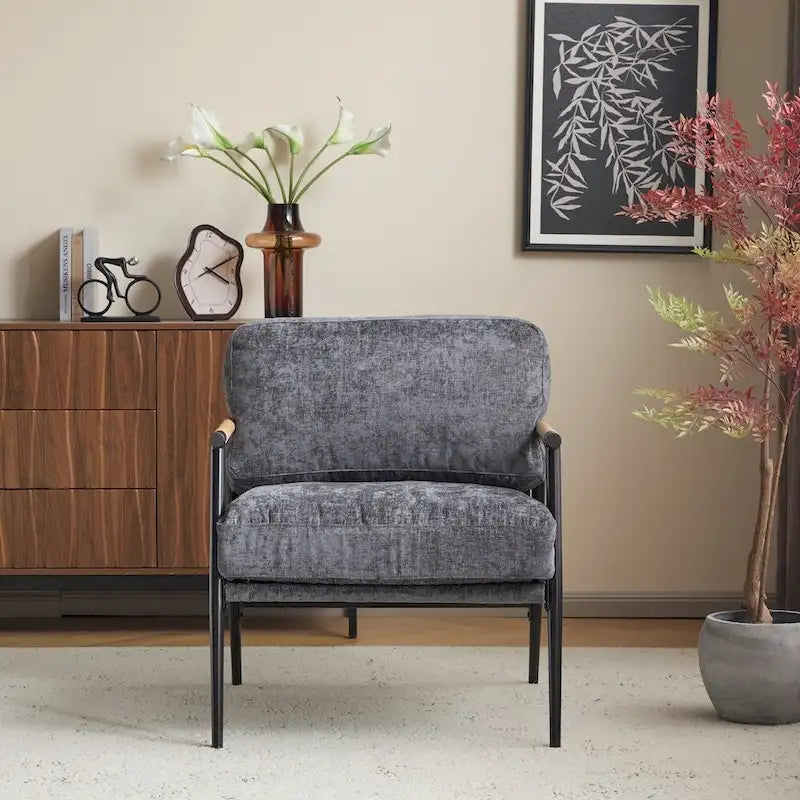27.56   Modern Accent Chair with Plush Cushions