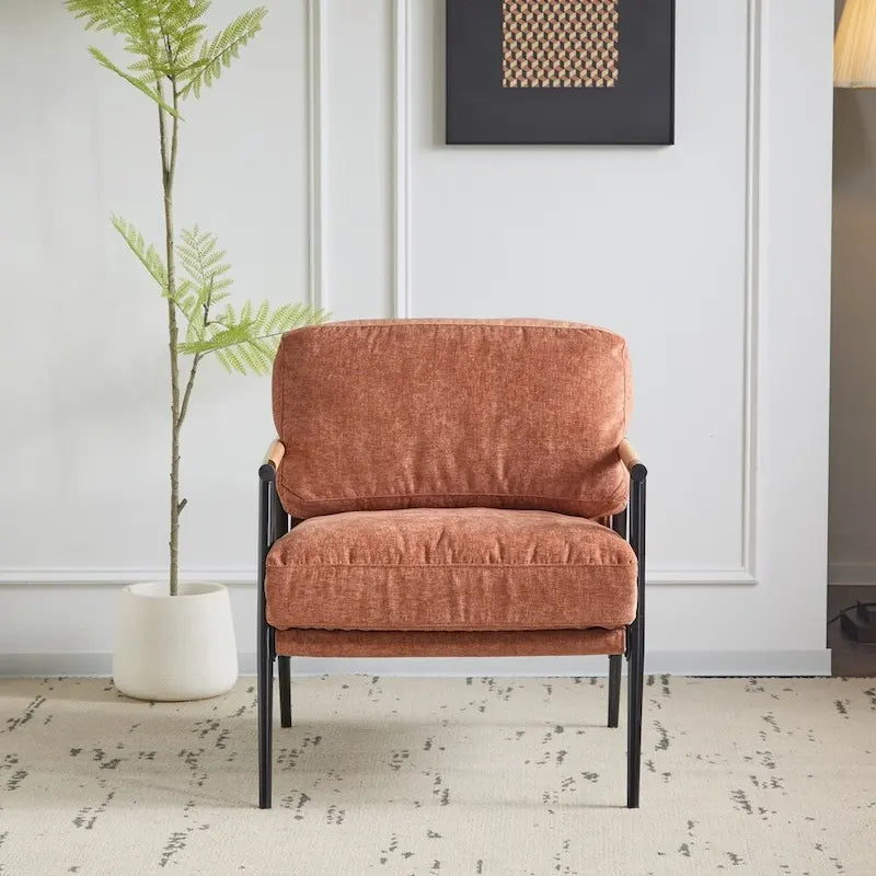 27.56   Modern Accent Chair with Plush Cushions