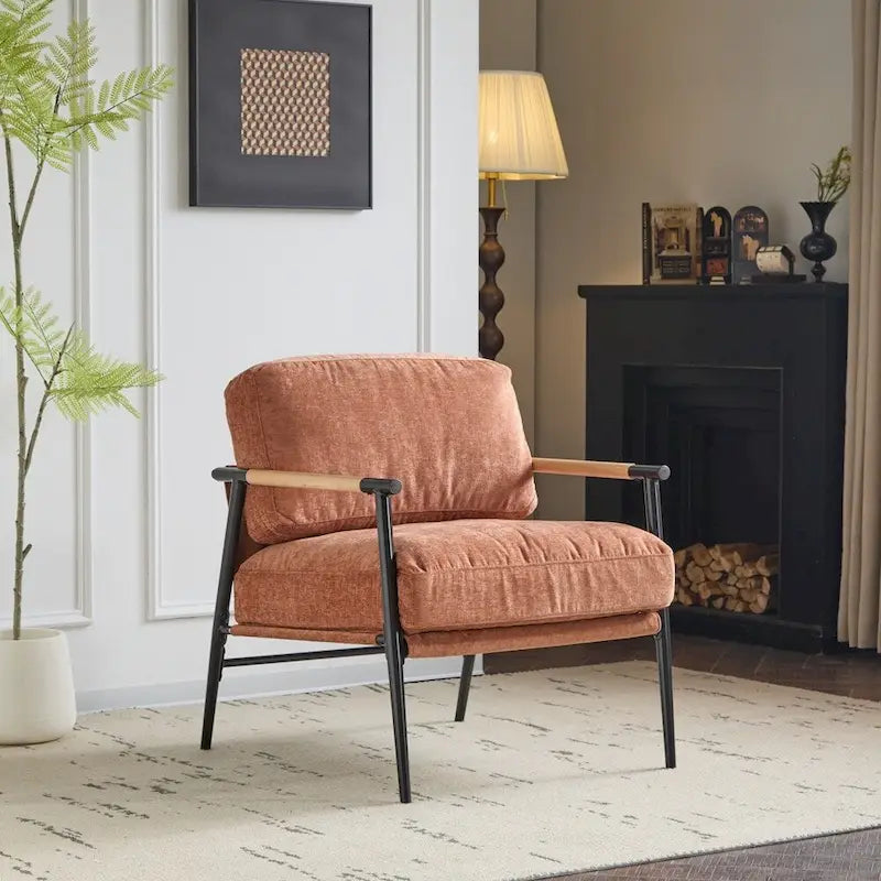 27.56   Modern Accent Chair with Plush Cushions