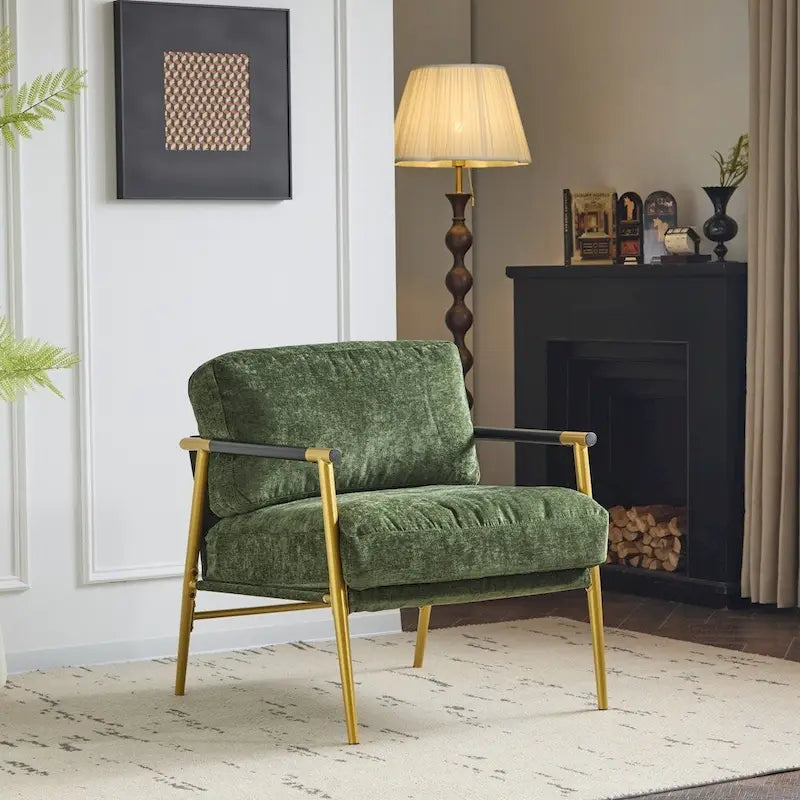 27.56   Modern Accent Chair with Plush Cushions