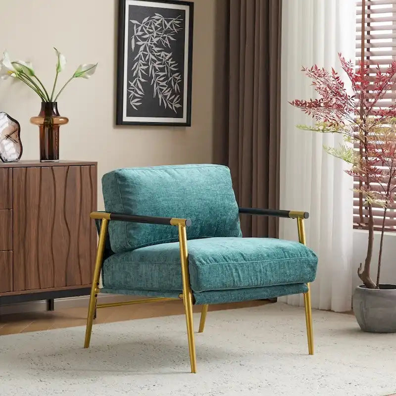 27.56   Modern Accent Chair with Plush Cushions