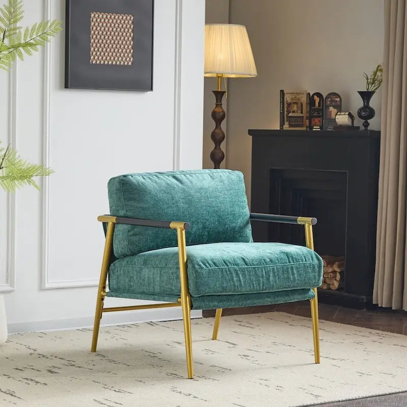 27.56   Modern Accent Chair with Plush Cushions