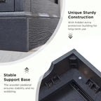 Farmhouse 6 Drawer Dresser for Bedroom, Chest of Drawers, TV Stand