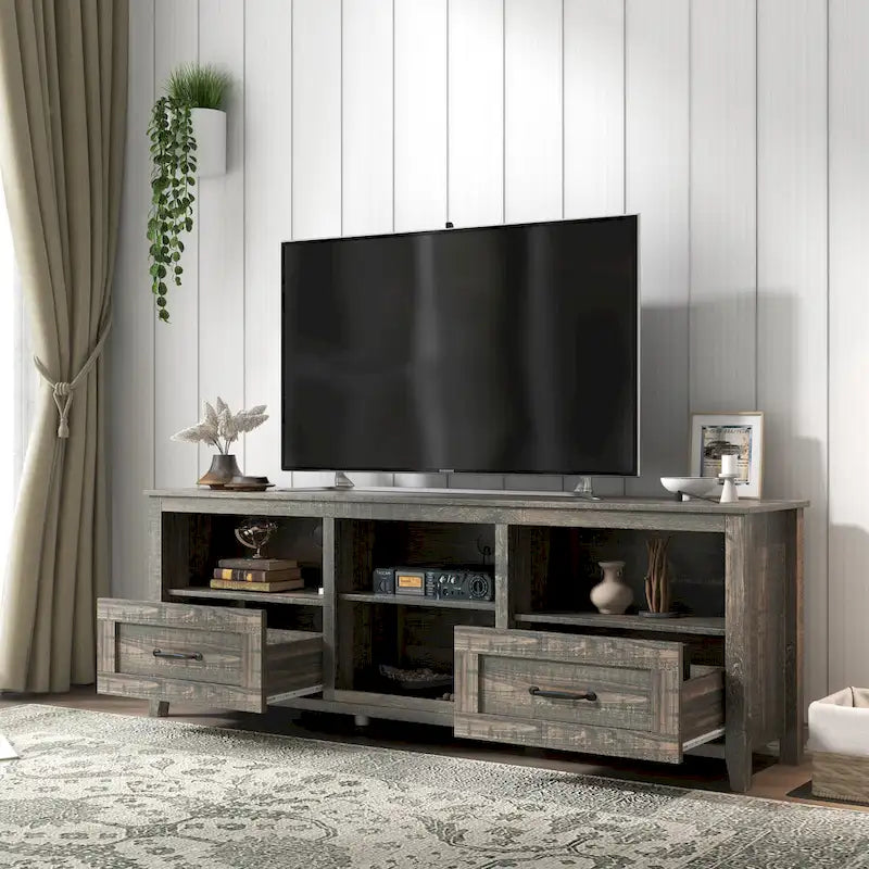 70   TV Stand with Drawers & Storage for TVs Up to 60