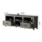 70   TV Stand with Drawers & Storage for TVs Up to 60