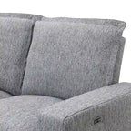 89.76   L-Shaped 5-Seater Sofa with Recliner