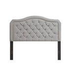 Queen Size Button Tufted Bed with Strong Wood Slat Support