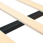 King Size Modern Velvet Platform Bed with Upholstered Headboard