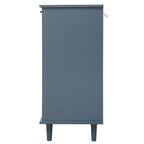 Retro Style 47.24   Horizontal Dresser with 3 Drawer and 3 Door, Carved Panel for Bedroom, Living Room