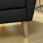 Treston Mid-Century Modern Fabric Tufted Club Chair by Christopher Knight Home