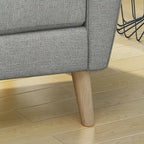 Treston Mid-Century Modern Fabric Tufted Club Chair by Christopher Knight Home