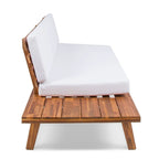 Christopher Knight Home Eulah Minimalist Wood and Fabric Left-Sided Sofa