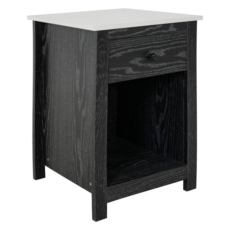 End Table with Drawer and Shelf 2 Tier Side Table Storage Cabinet Side Table with Drawer End Table with Storage