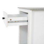 End Table with Drawer and Shelf 2 Tier Side Table Storage Cabinet Side Table with Drawer End Table with Storage