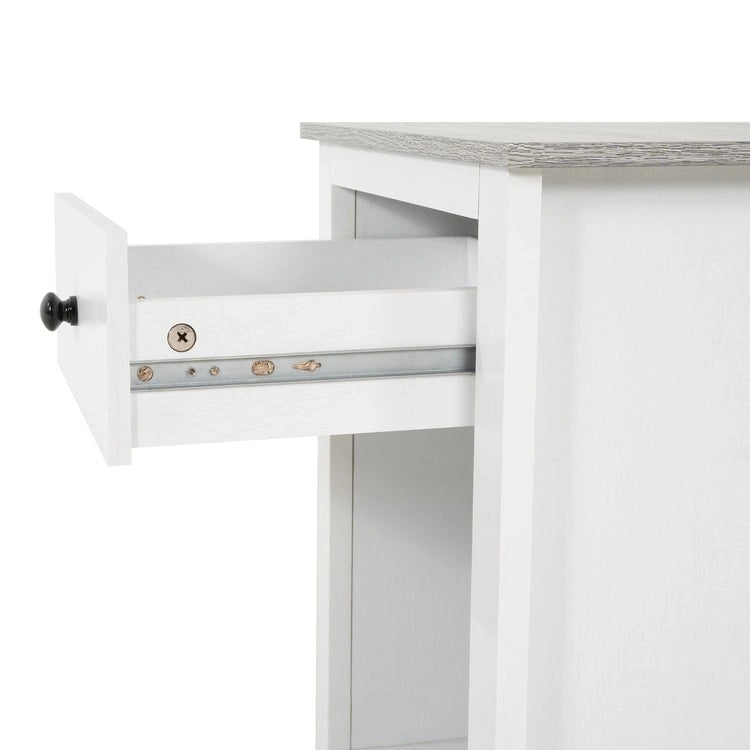 End Table with Drawer and Shelf 2 Tier Side Table Storage Cabinet Side Table with Drawer End Table with Storage