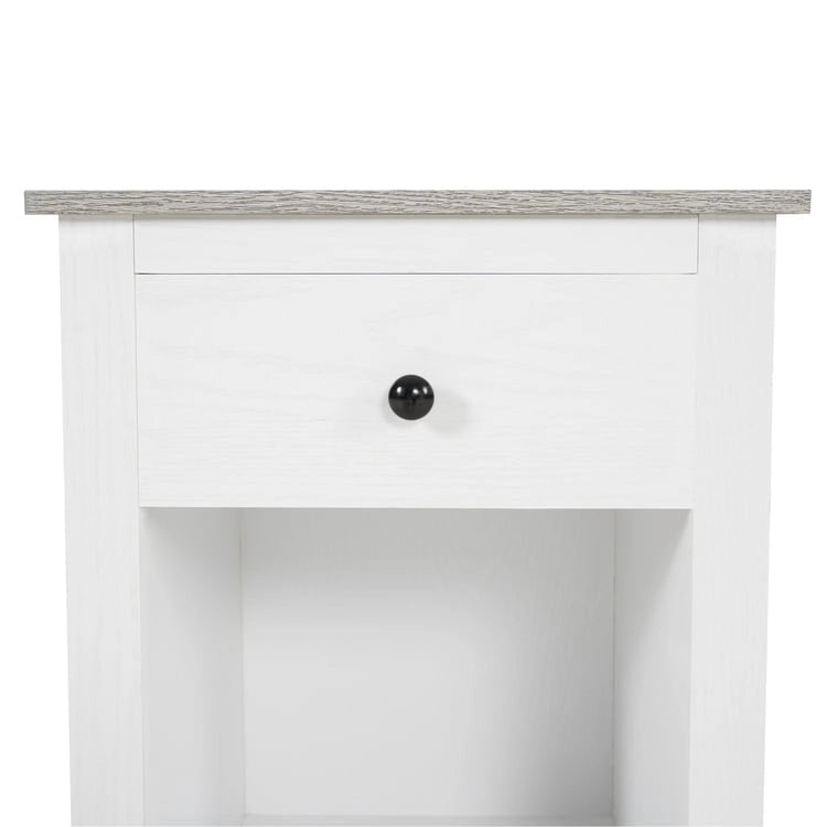 End Table with Drawer and Shelf 2 Tier Side Table Storage Cabinet Side Table with Drawer End Table with Storage