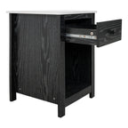 End Table with Drawer and Shelf 2 Tier Side Table Storage Cabinet Side Table with Drawer End Table with Storage