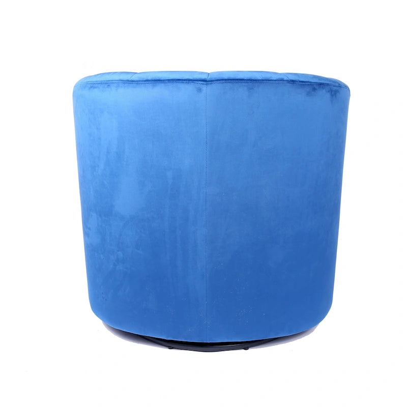 Carson Carrington Junsele Velvet Upholstery Swivel Accent Club Chair