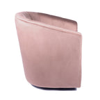 Carson Carrington Junsele Velvet Upholstery Swivel Accent Club Chair