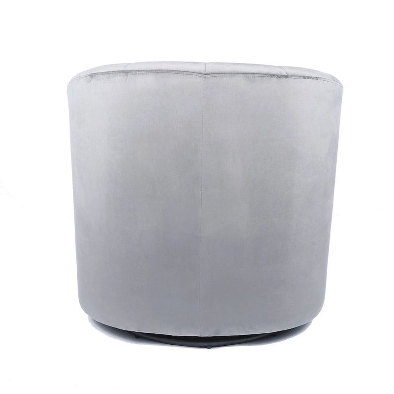 Carson Carrington Junsele Velvet Upholstery Swivel Accent Club Chair