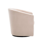 Carson Carrington Junsele Velvet Upholstery Swivel Accent Club Chair