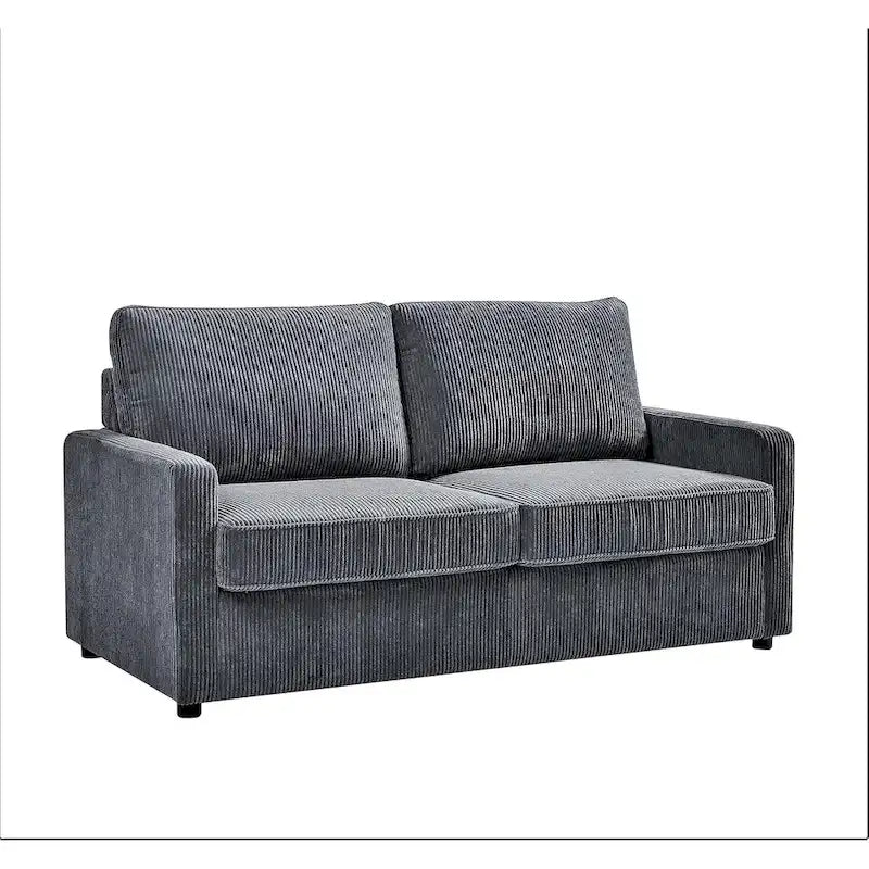 US Pride Furniture Manchester Corduroy 70 inch Square Arms Sofa Bed