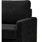 US Pride Furniture Manchester Corduroy 70 inch Square Arms Sofa Bed