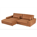 US Pride Furniture 105.52 inch Oversize Facing Chaise Sectional Sofa