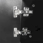 Merax TV Stand with 2 Illuminated Glass Shelves, High Gloss Entertainment Center for TVs Up to 80   - n/a