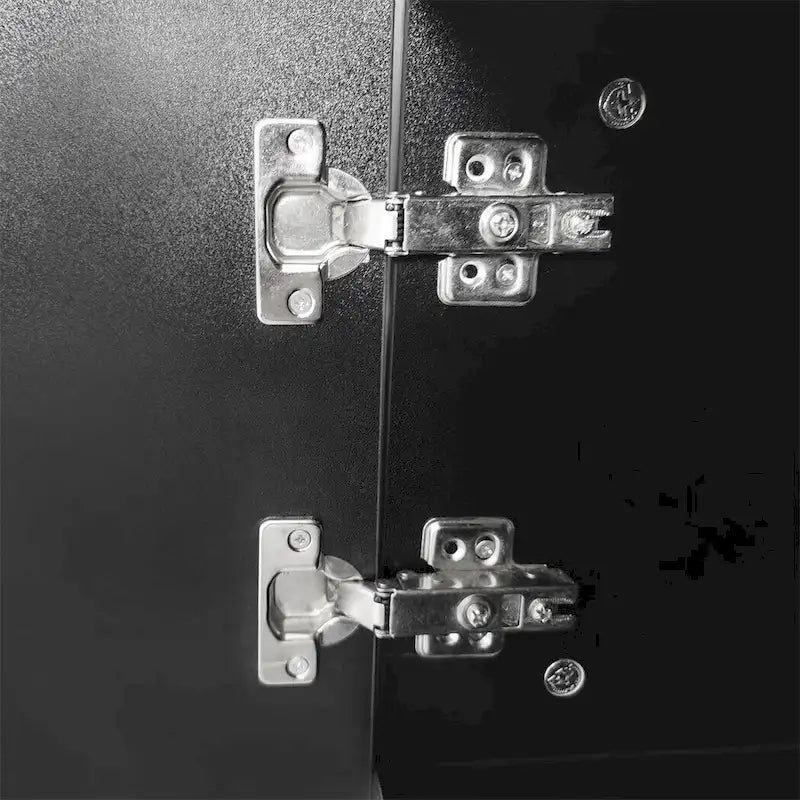 Merax TV Stand with 2 Illuminated Glass Shelves, High Gloss Entertainment Center for TVs Up to 80   - n/a