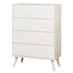 Fopp Mid-century Modern 4-Drawer Solid Wood Chest by Furniture of America