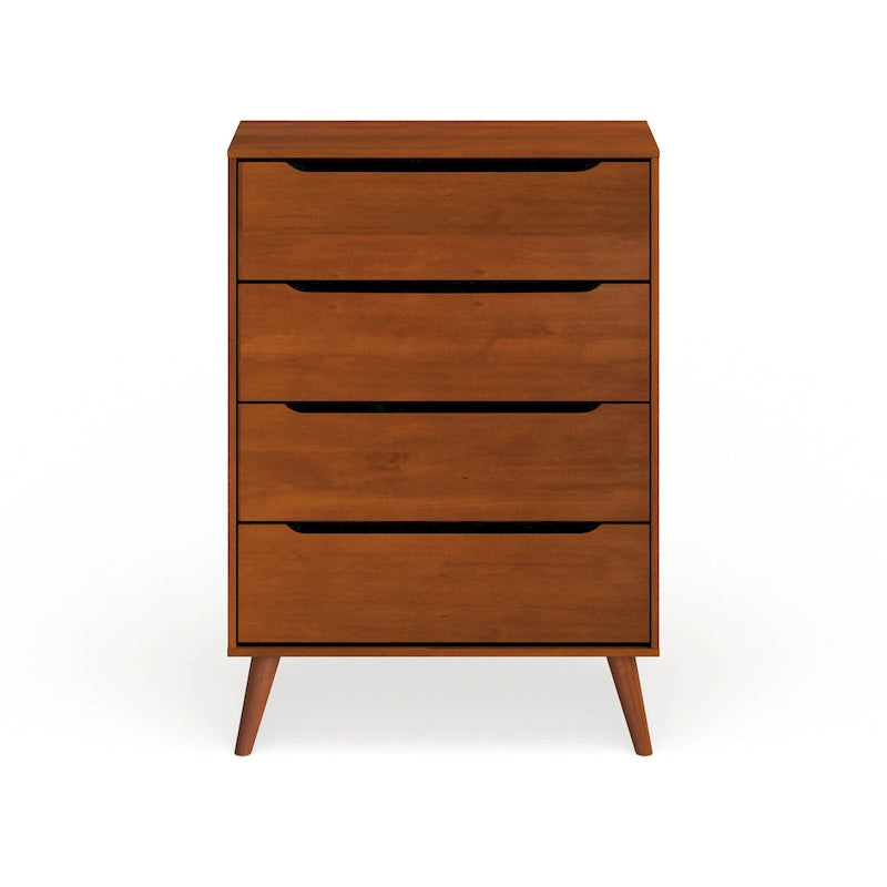 Fopp Mid-century Modern 4-Drawer Solid Wood Chest by Furniture of America