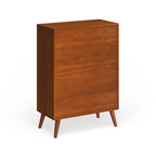 Fopp Mid-century Modern 4-Drawer Solid Wood Chest by Furniture of America