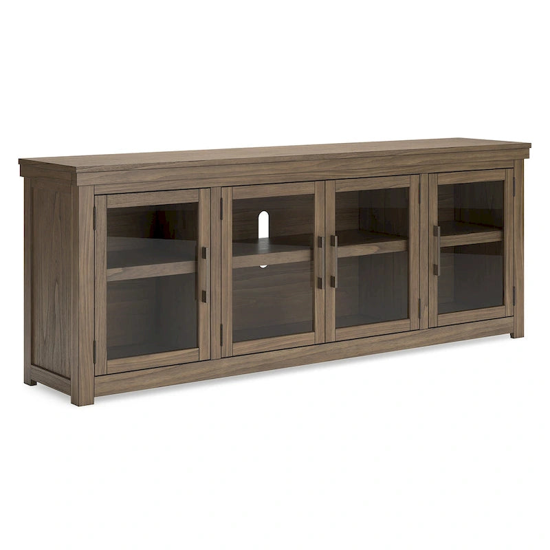 Signature Design by Ashley Boardernest Brown 85   TV Stand for TVs up to 97   - 85  W x 18  D x 33  H