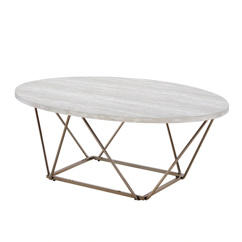 Steve Silver Ravine Marble Top Coffee Table