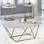 Steve Silver Ravine Marble Top Coffee Table