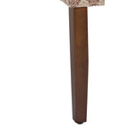 HomePop Modern Parson Blue/ Chocolate Damask Diamo - N/A